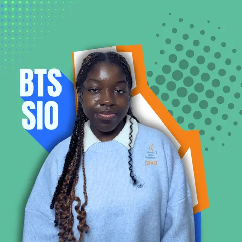 Portrait de Marie, étudiant·e en BTS SIO, option SLAM